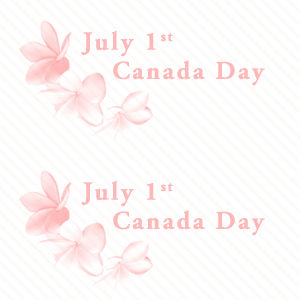 Click here to get myspace canada day background code