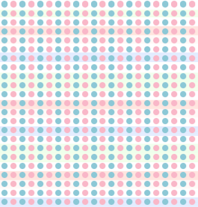 Click here to get myspace polka dots background code